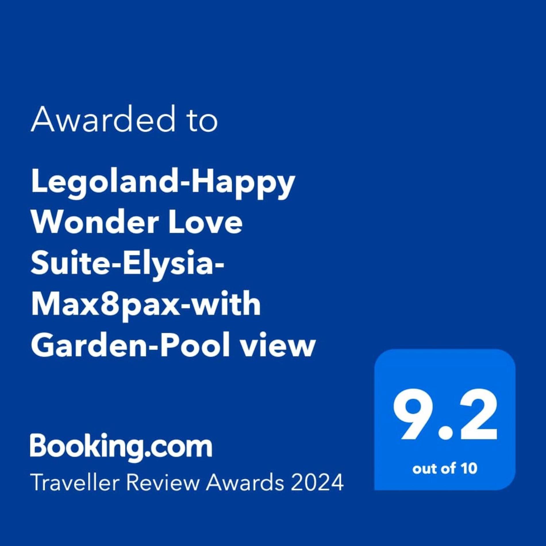Legoland-Happy Wonder Love Suite-Elysia- Max8Pax-With Garden-Pool View Nusajaya  Bagian luar foto